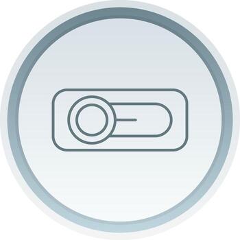 Switch Linear Button Icon vector