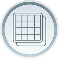 Grid Linear Button Icon vector