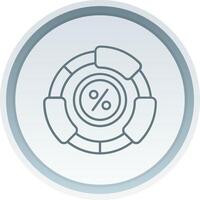 Ratio Linear Button Icon vector