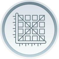 Matrix Linear Button Icon vector