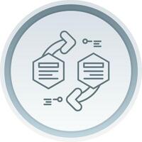 Infographic elements Linear Button Icon vector