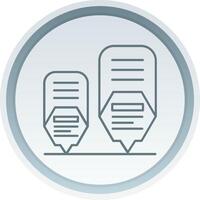 Infographic elements Linear Button Icon vector