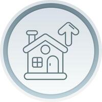 Property Linear Button Icon vector