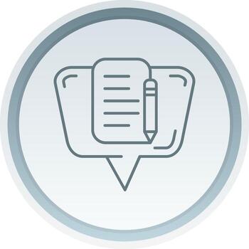 Edit Linear Button Icon vector