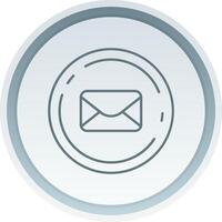 Email Linear Button Icon vector