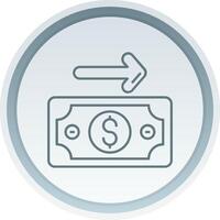 Payment Linear Button Icon vector