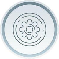 Settings Linear Button Icon vector