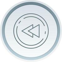 Fast forward Linear Button Icon vector