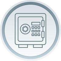 Lockers Linear Button Icon vector