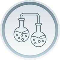 Experiment Linear Button Icon vector