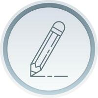 Pencil Linear Button Icon vector