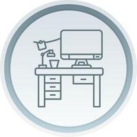 Workspace Linear Button Icon vector