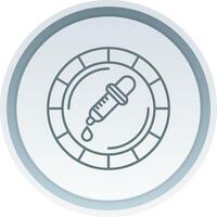 Color picker Linear Button Icon vector