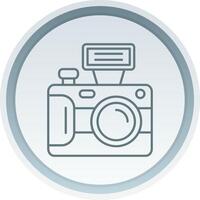 Camera Linear Button Icon vector