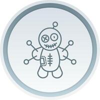 Voodoo Linear Button Icon vector