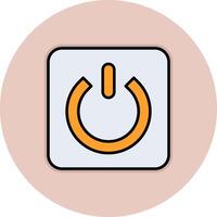 Power Button Vecto Icon vector