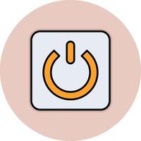 Power Button Vecto Icon vector