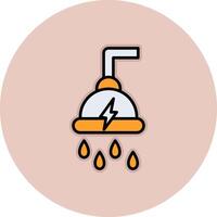 Power Shower Vecto Icon vector