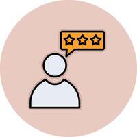 Customer Review Vecto Icon vector