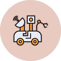 Moon Rover Vecto Icon vector