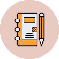 NoteBook Vecto Icon vector