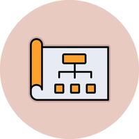 Weekly Work Planner Vecto Icon vector