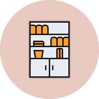 Cupboard Vecto Icon vector