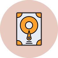 Hard Disk Vecto Icon vector