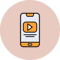 Play Video Vecto Icon vector