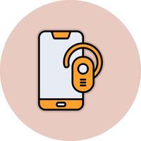 Earpiece Vecto Icon vector