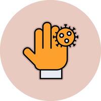 Dirty Hands Vecto Icon vector