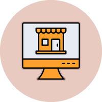 Online Shop Vecto Icon vector