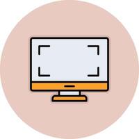 Monitor Vecto Icon vector