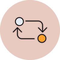 Exchange Vecto Icon vector
