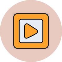 Play Button Vecto Icon vector