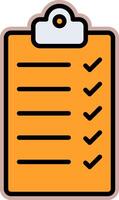 Checklist Vecto Icon vector