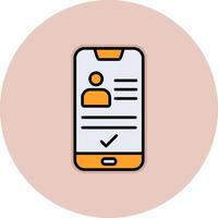 Smartphone Id Vecto Icon vector