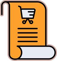 compras lista vecto icono vector