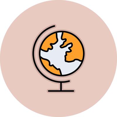 Globe Vecto Icon