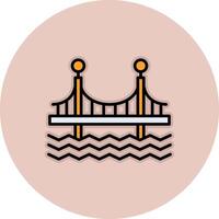 Bridge Vecto Icon vector