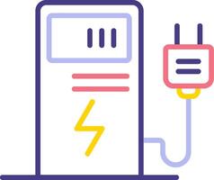 Electric Charge Vecto Icon vector