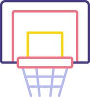 baloncesto aro vecto icono vector