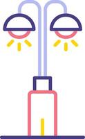 Park Lamp Vecto Icon vector