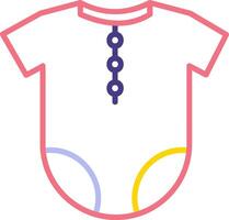 Baby Outfit Vecto Icon vector