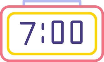 Digital Clock Vecto Icon vector