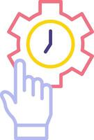 Time Management Vecto Icon vector