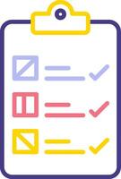 Checklist Vecto Icon vector