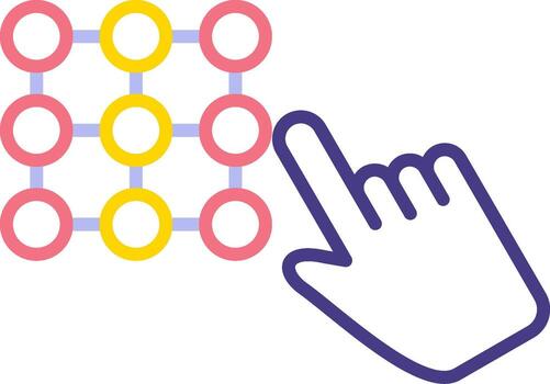 acceso código vecto icono vector