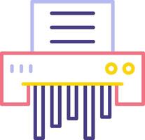 Paper Shredder Vecto Icon vector