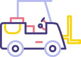 Forklift Vecto Icon vector